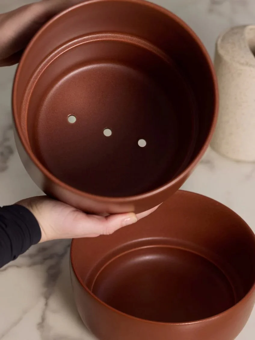 Fable Ceramic Pot, Medium 6.5" (Multiple Colours) - Image 5