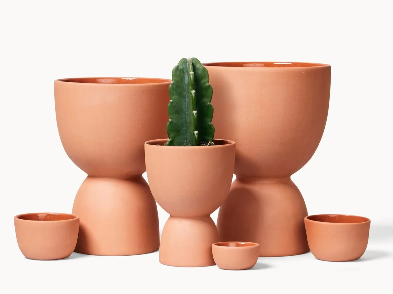 Franca Stacked Planter, Medium 6.25" (Mutiple Colours) - Image 6