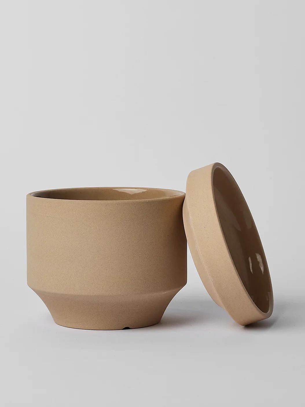 Round Two Ceramic Pot, Small 4" (Multiple Colours) - Image 7