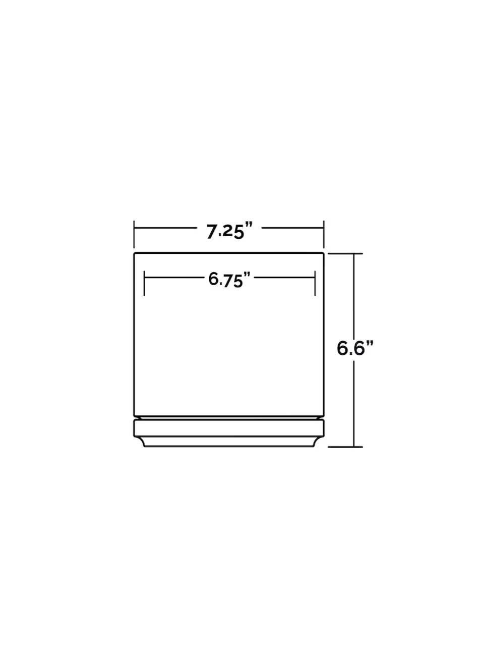 Tobago Ceramic Pot, Medium 7" (Multiple Colours) - Image 6